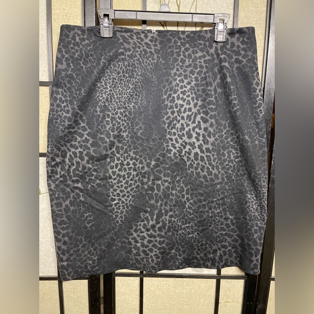 Fierce jaguar print pencil skirt